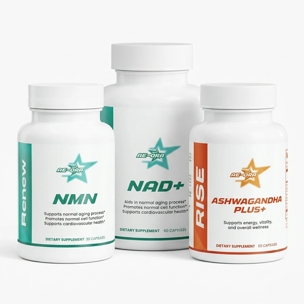 Ultimate Longevity Stack — NMN + NAD+ + Ashwagandha Plus